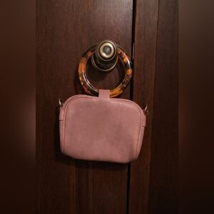 Anthropologie Tortoise Shell Handle Bag (Missing Crossbody Strap)